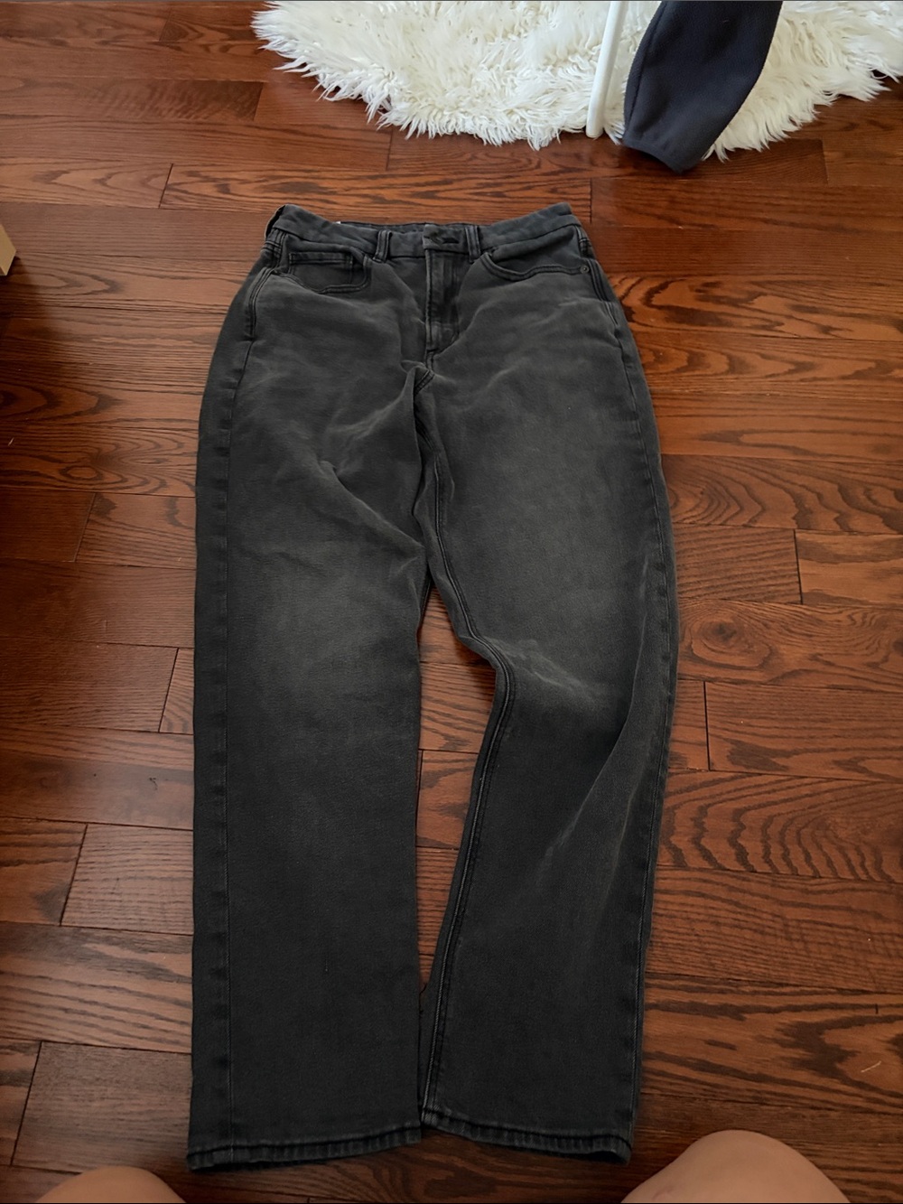 American Eagle Outfitters Women's Boyfriend Jeans - Washed Black